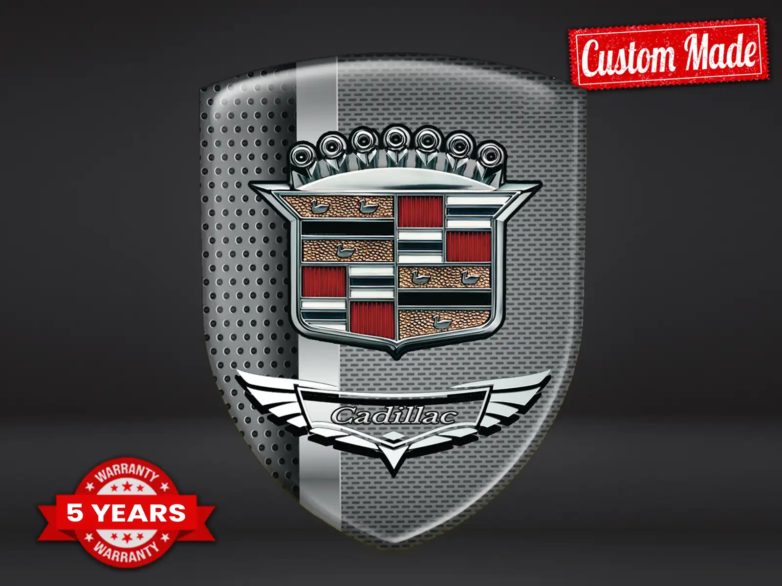 Cadillac Silikon Aufkleber Racing Limited Domes Abzeichen ST